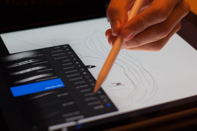 ipad pro and apple pencil drawing app