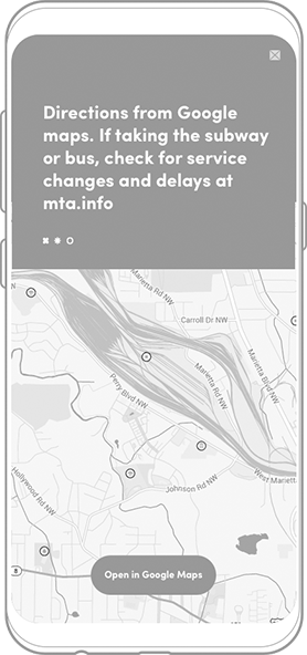 App development project - Joyclean map phone mockup 